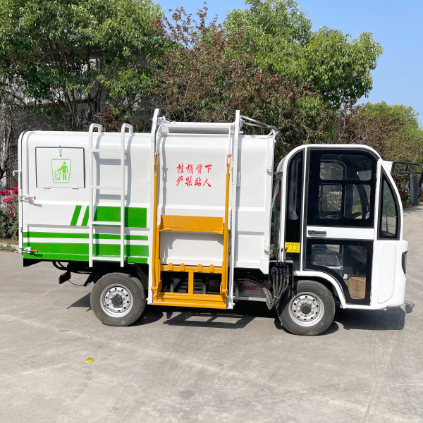电动挂桶自卸垃圾车